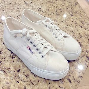 Superga 2790 Platform Sneaker S0001L0 WORN ONCE - women’s 9.5 , eu 41